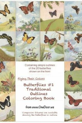 Cover of Butterflies #1 Traditional Outlines Coloring Book