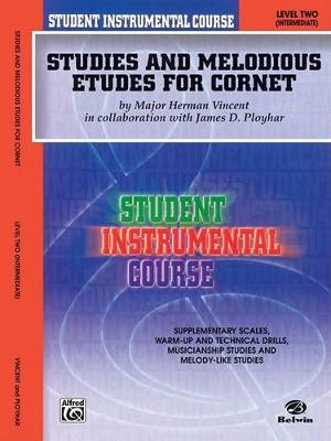 Book cover for Studies and Melodious Etudes for Cornet, Level II