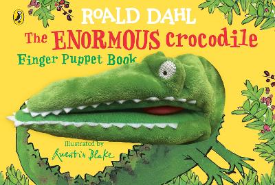 Book cover for The Enormous Crocodile's Finger Puppet Book