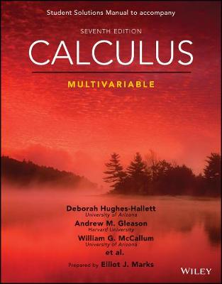 Book cover for Calculus: Multivariable, 7e Student Solutions Manual