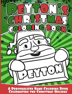 Book cover for Peyton's Christmas Coloring Book