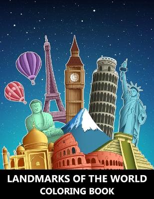 Book cover for Landmarks of the World Coloring Book