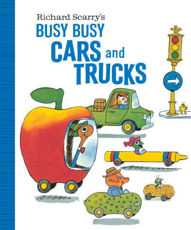 Book cover for Richard Scarry's Busy Busy Cars and Trucks