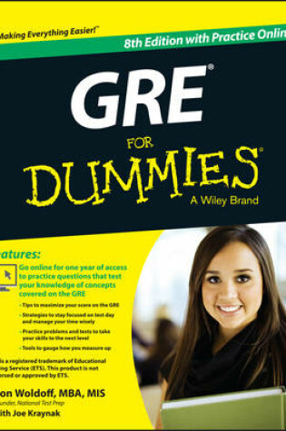 Cover of GRE For Dummies