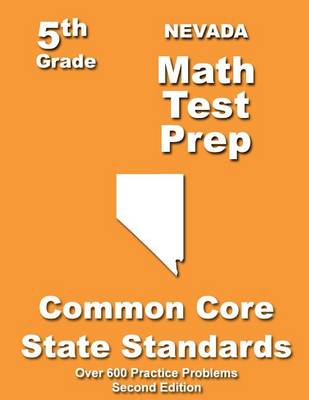 Book cover for Nevada 5th Grade Math Test Prep