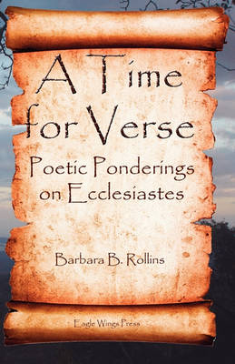 Book cover for A Time for Verse - Poetic Ponderings on Ecclesiastes