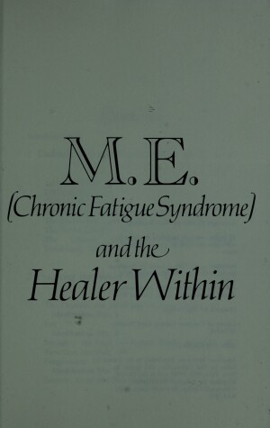 Book cover for M.E.and the Healer within