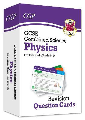 Book cover for 9-1 GCSE Combined Science: Physics Edexcel Revision Question Cards
