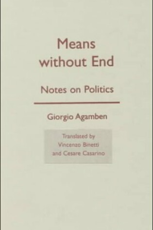 Cover of Means Without End
