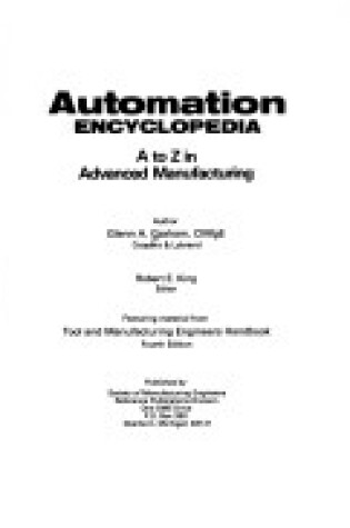 Cover of Automation Encyclopedia