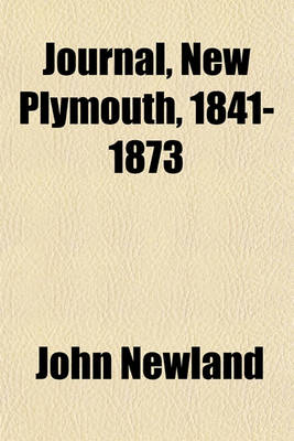 Book cover for Journal, New Plymouth, 1841-1873