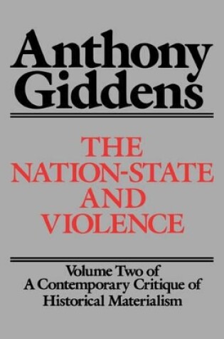 Cover of The Nation-State and Violence: v. 2