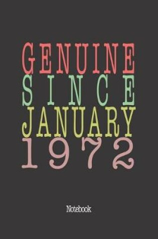Cover of Genuine Since January 1972