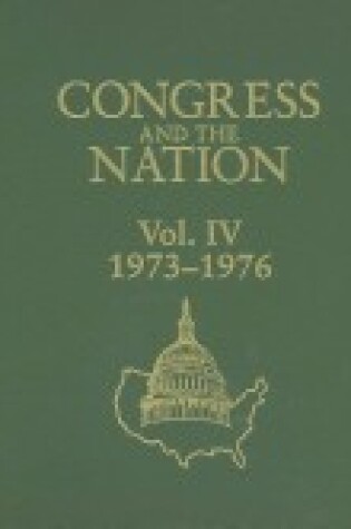 Cover of Congress and the Nation