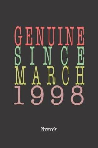 Cover of Genuine Since March 1998