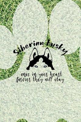 Book cover for Siberian Husky Once In Your Heart Forever They Will Stay