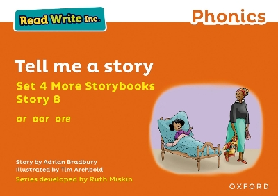 Cover of Read Write Inc Phonics: Orange Set 4 More Storybook 8 Tell me a story