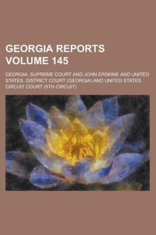 Cover of Georgia Reports Volume 145