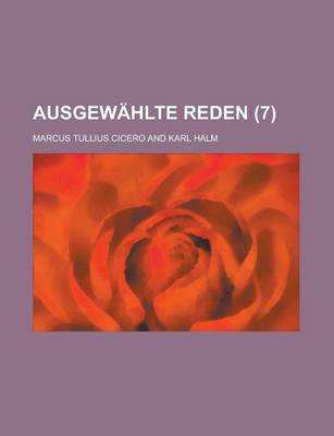 Book cover for Ausgewahlte Reden (7 )