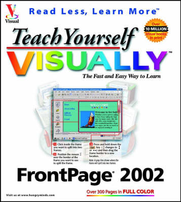 Book cover for Teach Yourself Visually Frontpage 2002