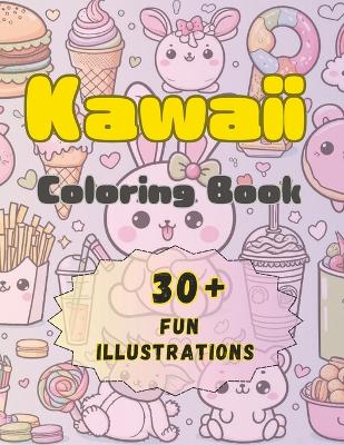 Book cover for Kawaii Coloring Book