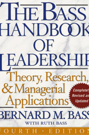 Cover of The Bass Handbook of Leadership
