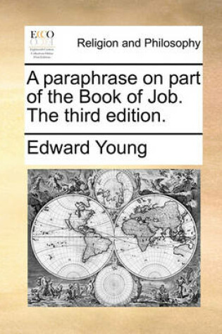 Cover of A Paraphrase on Part of the Book of Job. the Third Edition.