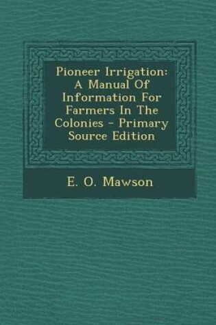 Cover of Pioneer Irrigation