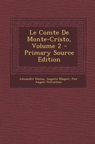 Cover of Le Comte de Monte-Cristo, Volume 2