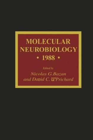 Cover of Molecular Neurobiology * 1988 *