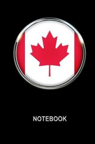 Cover of Notebook. Canada Flag Cover. Composition Notebook. College Ruled. 8.5 x 11. 120 Pages.