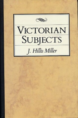 Cover of Victorian Subjects