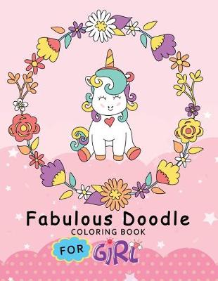 Book cover for Fabulous Doodle Coloring Book for Girl