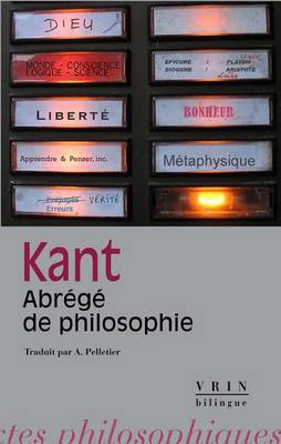 Book cover for Emmanuel Kant: Abrege de Philosophie