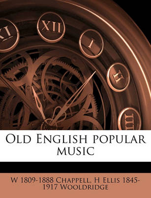 Book cover for Old English Popular Music Volume 1