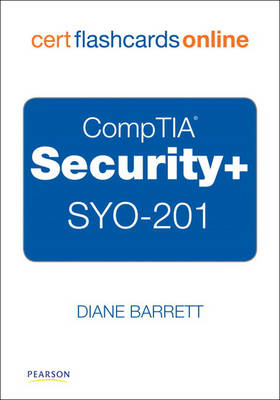 Book cover for CompTIA Security+ SYO-201 Cert Flash Cards Online, Retail Packaged Version