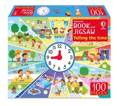 Cover of Usborne Book and Jigsaw Telling the Time