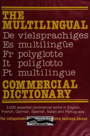 Cover of The Multilingual Commercial Dictionary