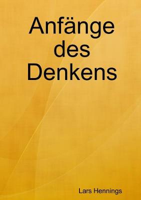 Book cover for Anfänge des Denkens