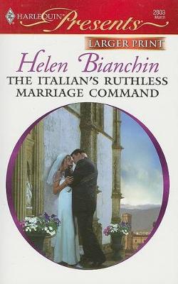 Book cover for The Italian's Ruthless Marriage Command