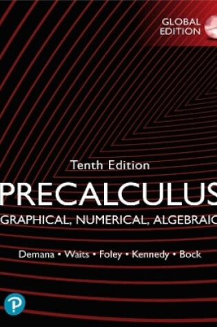 Cover of Precalculus: Graphical, Numerical, Algebraic, Global Edition