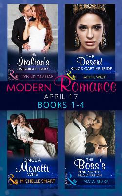 Book cover for Modern Romance April 2017 Books 1-4