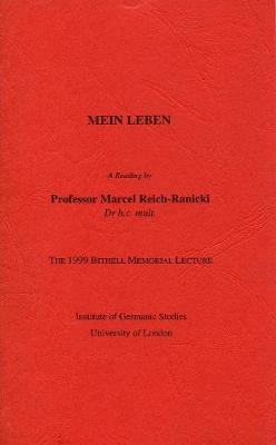 Book cover for 'Mein Leben'. A Reading