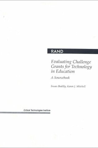 Cover of Evaluating Challenge Grants for Technology in Education