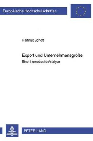 Cover of Export Und Unternehmensgroeße