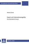 Book cover for Export Und Unternehmensgroeße