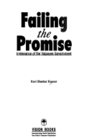 Cover of Failing the Promise