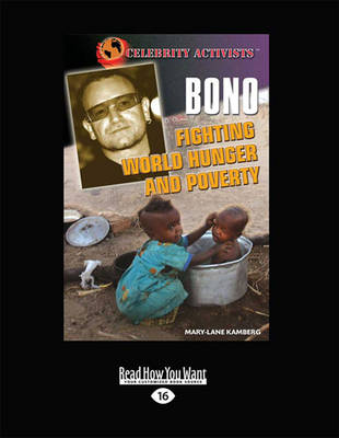 Book cover for Bono Fighting World Hunger and Poverty