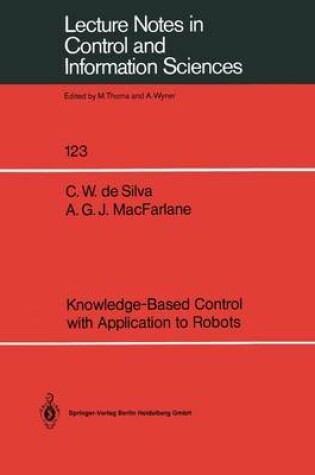 Cover of Knowledge-Based Control with Application to Robots