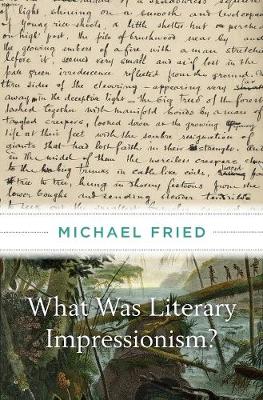 Book cover for What Was Literary Impressionism?